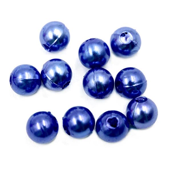 Бусины пластик (жемчуг) ⌀5 мм, 25 г, Astra&Craft, 041 NL синий