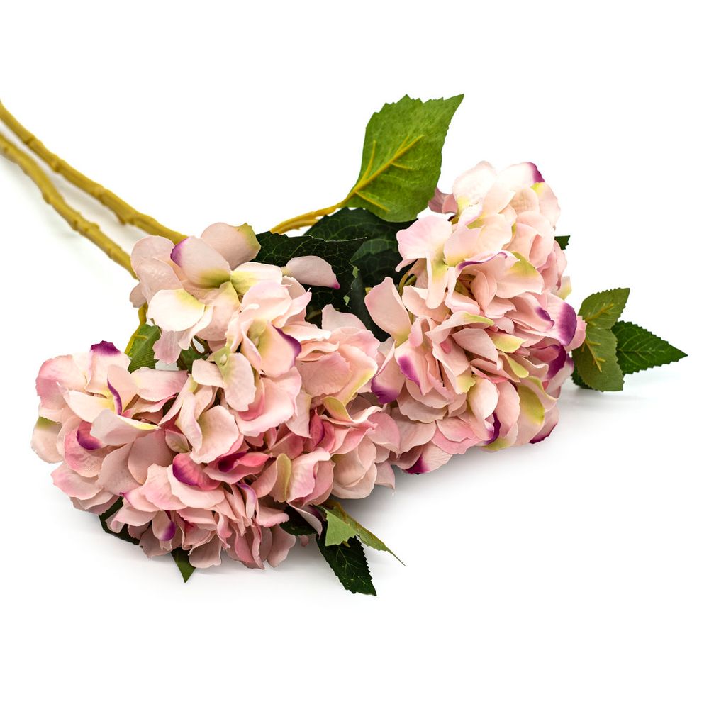 Цветы искусственные Гортензия 42см 2 шт, Розовый /TOS/