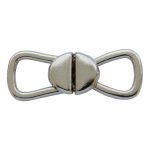 Пряжка-застежка для бюстгальтера металл 6.0 мм, никель, 10 шт