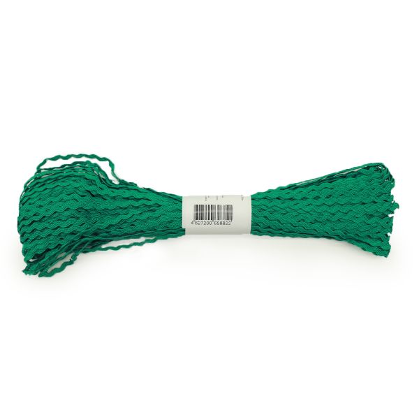 Тесьма вьюнчик, 3 мм, 30 метров (зеленый), 30 метров