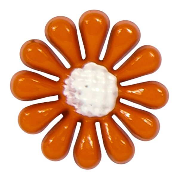 Пуговицы детские 12 мм, 36 шт, №D006 оранжевый, Gamma AY 7100