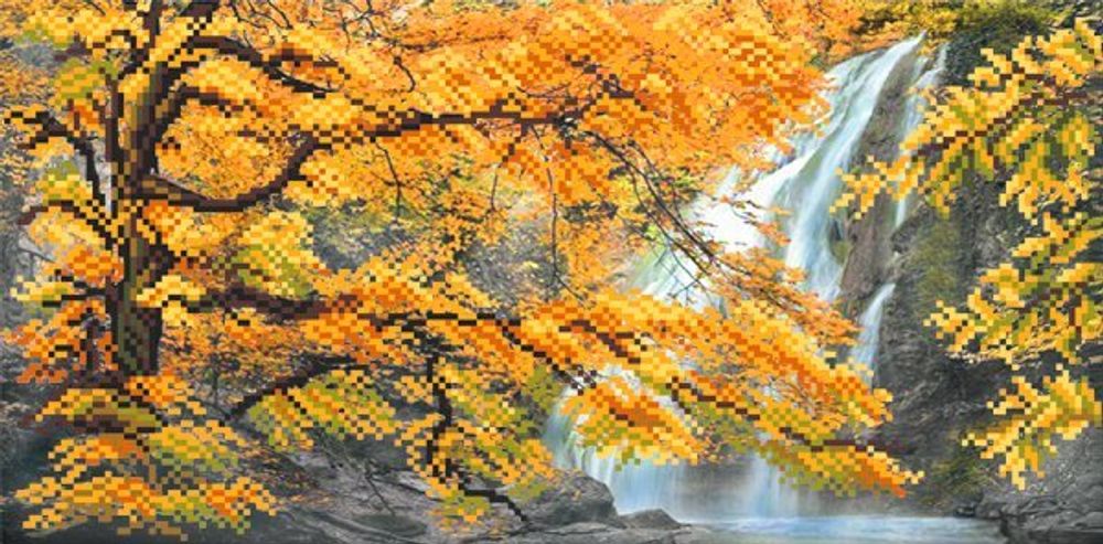 Рисунок для вышивания на шелке Матренин Посад арт.24х47 - 4124 Тешебс