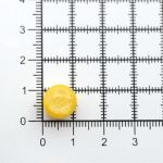 Пуговицы на ножке 18L (11мм), пластик (col.12 желтый), 72 шт, CR P-45