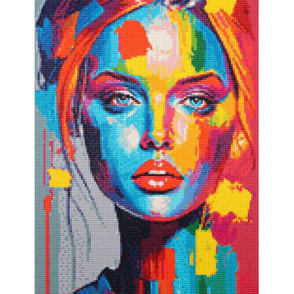 Алмазная (кристальная) мозаика Cristyle, Леди гранж, 30х40 см