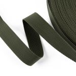 Стропа (ременная лента) 20 мм / 50 метров, толщ. 1.1 мм, [10 г/пог.м], 100% п/п, 327 хаки, Gamma G-20 ЦВ