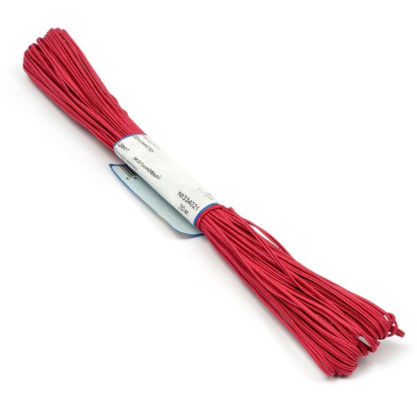 Шнур сутажный ⌀1.8 мм / 20 метров, малиновый