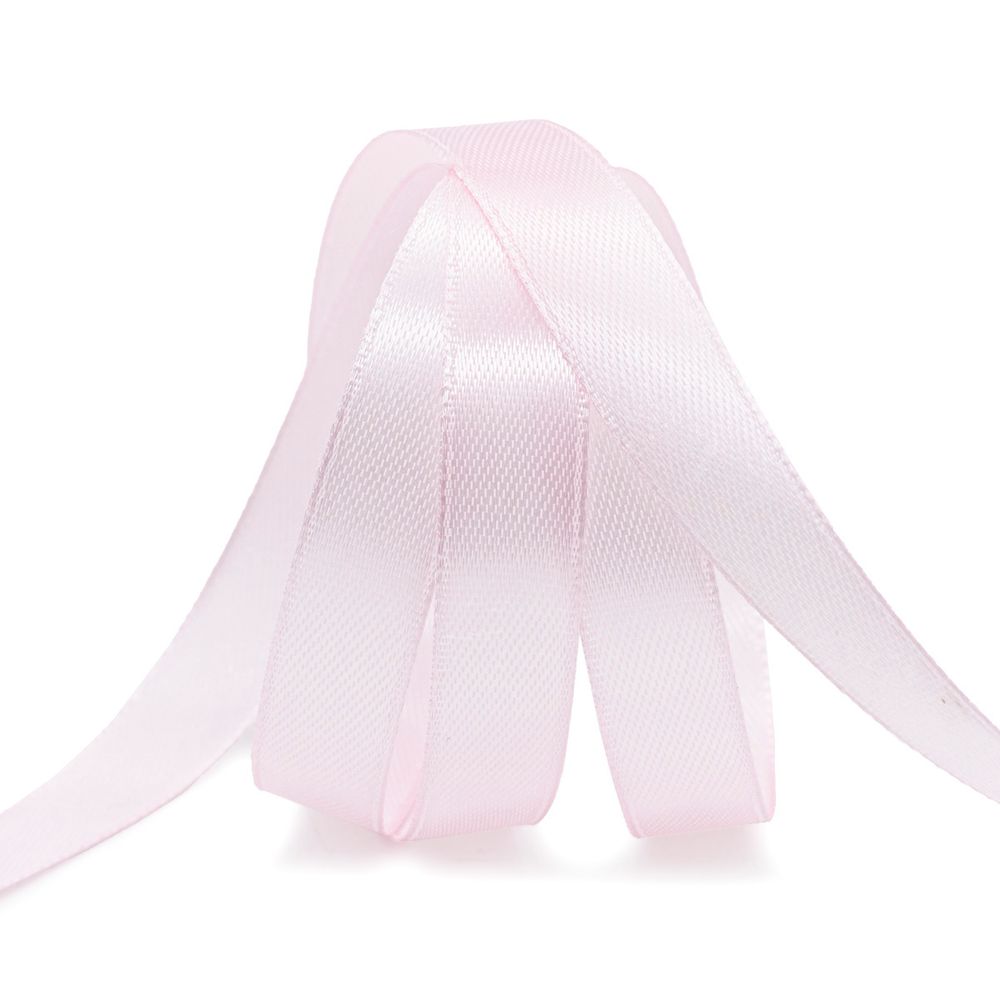 Лента атласная 1-сторонняя 12.0 мм / 22.86±1 метров, 008 бледно-розовый, Globus