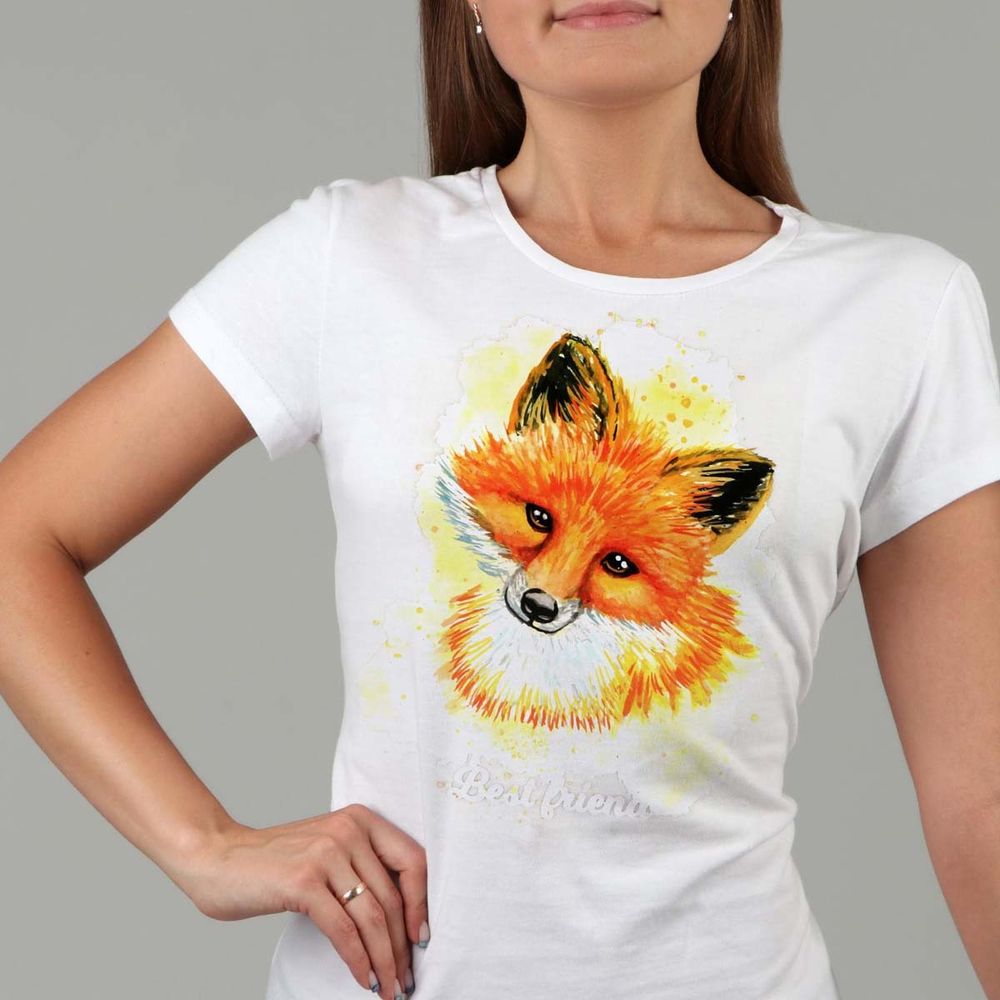 Термотрансфер лиса 20х30см, упак. 5 шт