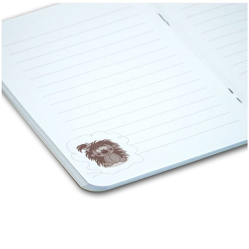 Записная книжка двойная обложка А6 32 листа с "Movie" эффектом "Крутой ежик"