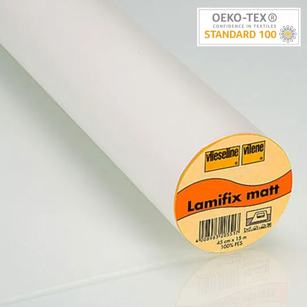 Флизелин для ламинирования матовый 93 г/м², 45 см / рул. 15 метров, прозрачный, Freudenberg Lamifix