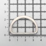 Полукольцо литое металл внутр. 30 мм (внешн. 36х25 мм), плоское, 10 шт, никель ГР, 6886