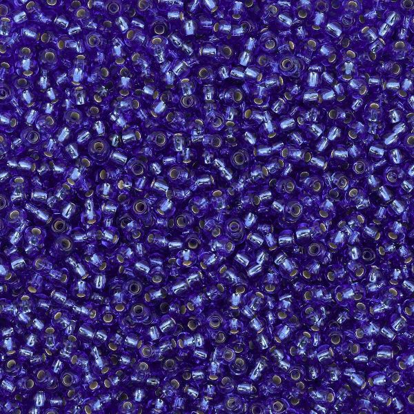 Бисер Preciosa прозрачный с сереб. центр. 10/0 (2.3 мм), круг.отв., 50г, (37050)