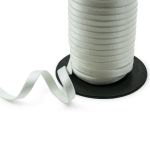 Резинка бельевая (бретелечная) блестящая 10.0 мм / 50 метров, молочный, ML177.010