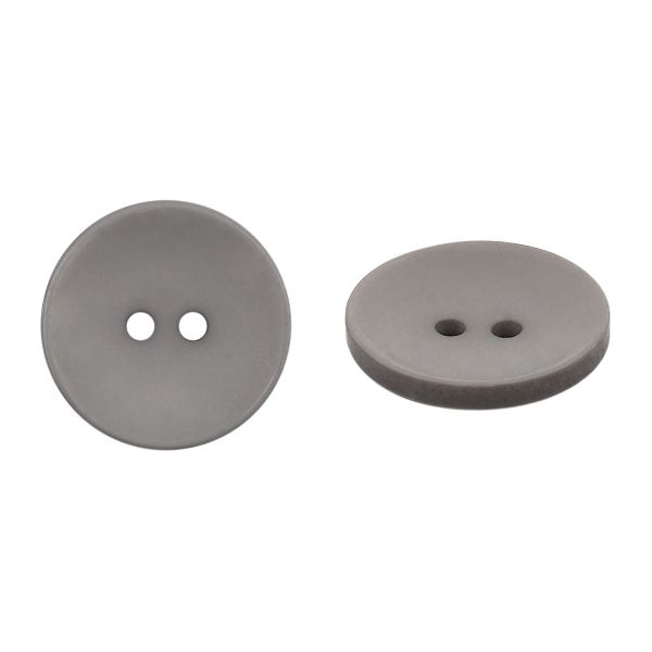 Пуговица 2 прокола 36L=23 мм, Gray, серый, NE188, 36 шт