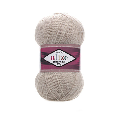 Пряжа Alize (Ализе) Superwash Comfort Socks / уп.5 мот. по 100 г, 420м, 152 бежевый меланж A