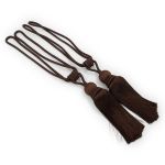 Кисти шторные 750.0 мм (общая) / 280.0 мм (кисть), 4 т.коричневый, 1 пара