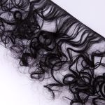 Трессы для кукол 15 см, 100 см, 38 г, 06 черный, HobbyBe HAR-4