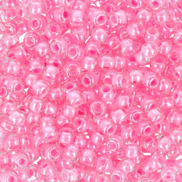 Бисер Toho 11/0 круглый (2.2 мм), 25 г (5х5 г), 0379 розовый