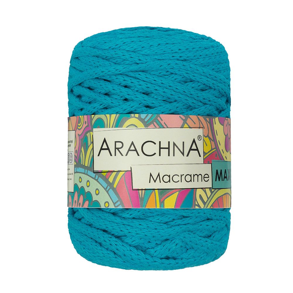 Пряжа Arachna Macrame Maxi / уп.4 мот. по 250г, 80м, 41 яр.голубой