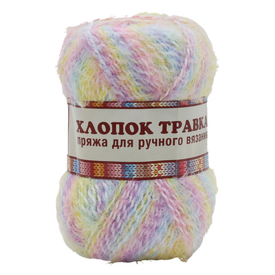 Пряжа Камтекс Хлопок Травка / уп.5 мот. по 100 г, 220 м, 238 разн 2