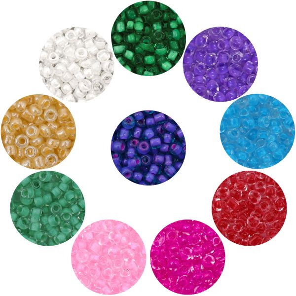 Набор бисера 11/0 ассорти №14 в тубе, 10 цветов, Astra&Craft