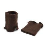Манжеты трикотажные 8.0х9.5 см, 1 пара, средней плотности 14 кл, 1х1, В-42 шоколад, коричневый