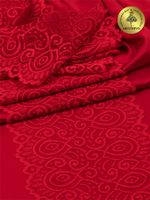 Кружево бельевое эластичное 180 мм / 25 м, 263, цв.100 красный, Kruzhevo