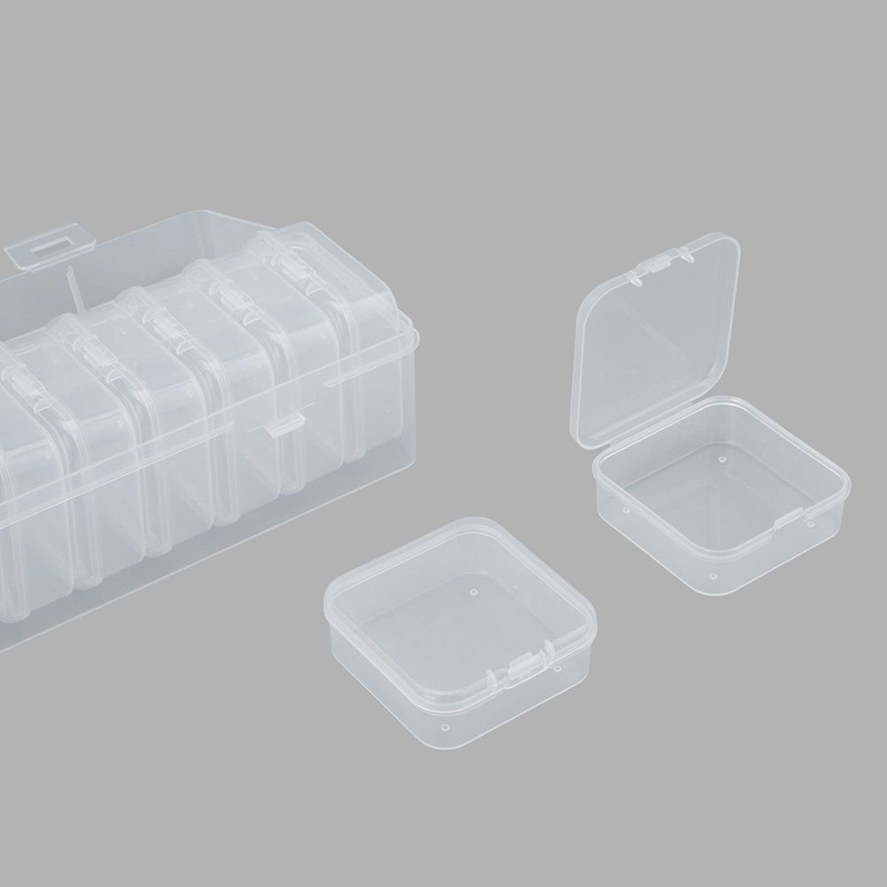 Контейнер для хранения мелочей 26.1х6.5х6.2 см, 12 штук в боксе