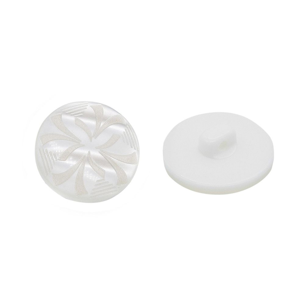 Пуговицы на ножке 32L (White (белый)), 36 шт /TOS/