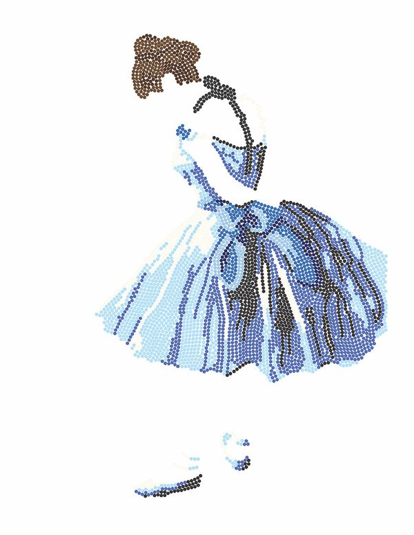 Алмазная (кристальная) мозаика Фрея, Танцовщица, Эдгар Дега, 30х40 см