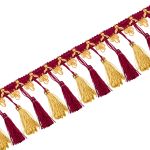 Бахрома отделочная 115.0 мм / 10 метров, с кистями, (274-112), 878