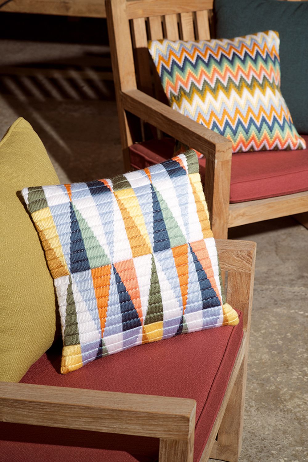 Набор для вышивания нитками Vervaco, Треугольники