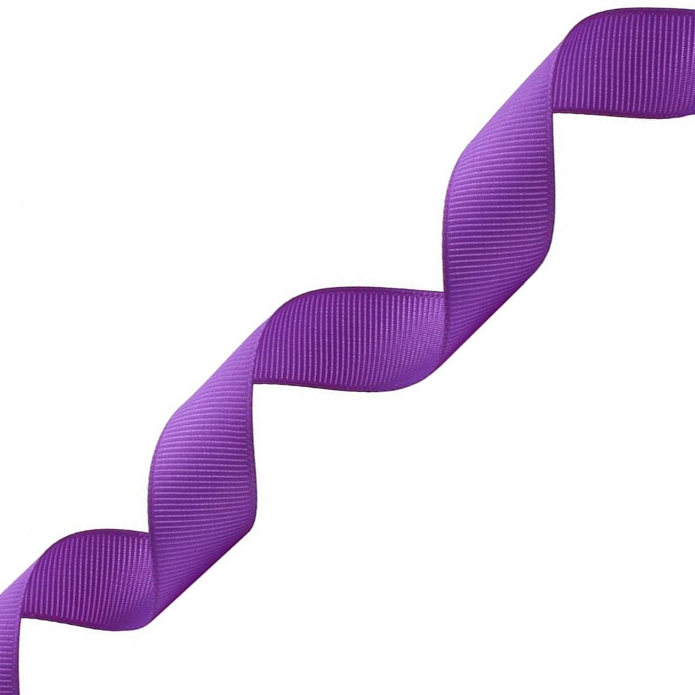 Лента репсовая (в рубчик) 20.0 мм, 171 т. фиолетовый, уп.18,28 м