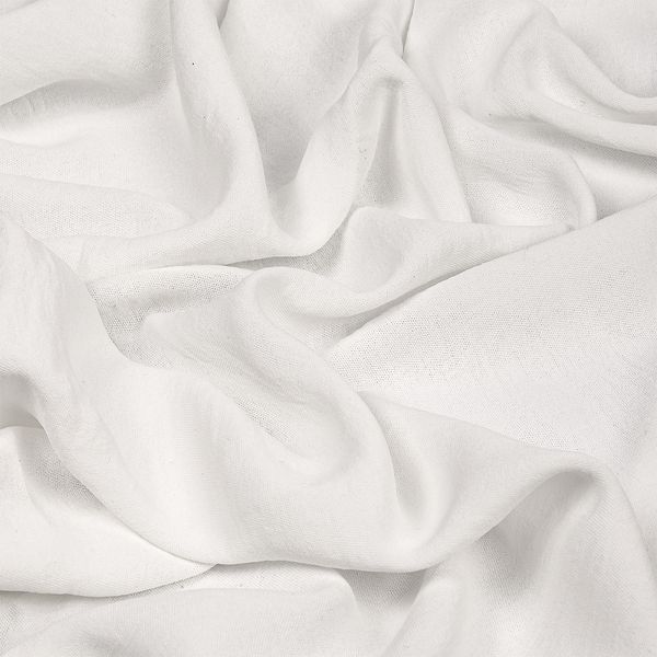 Лен Манго 160 г/м², 150 см / 3 метра, TBY.Mg.01.3, цв.белый