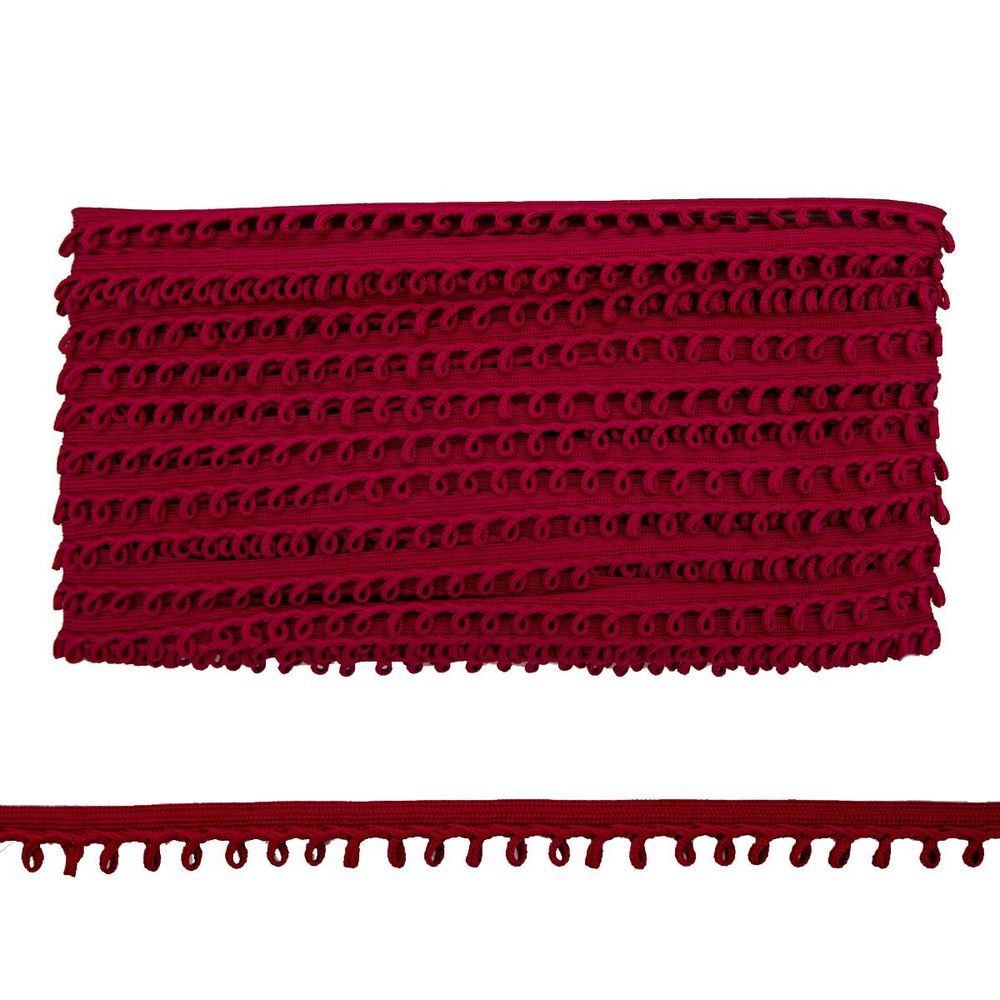 Тесьма 15мм / 25ярд (22,85м) (бордо), 8-23