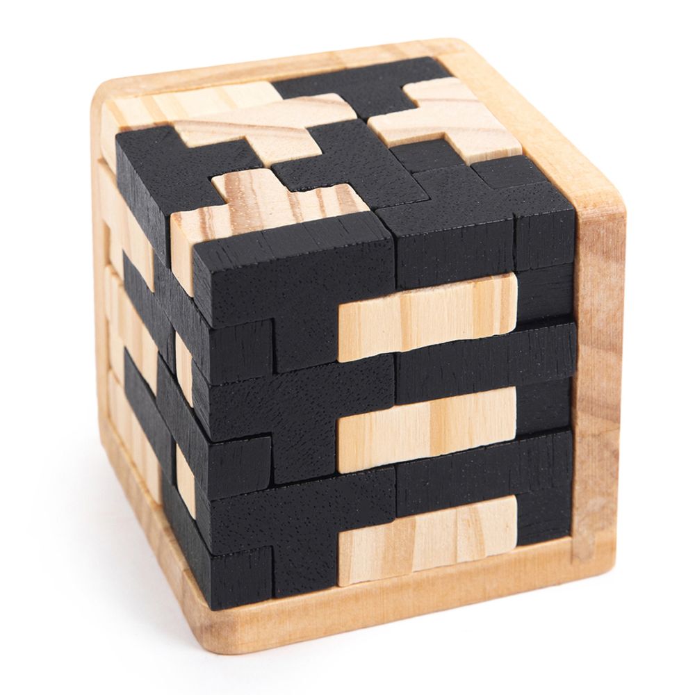Головоломка деревянная, 1 шт, Тетрис 55 элемент, Delfbrick DLS-19