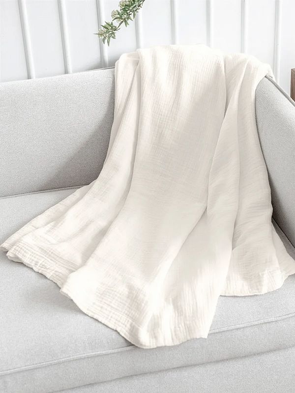 Муслин 125 г/м², 130 см / 2 метра, TBY.Mus.24723.6.2, цв.06 молочный