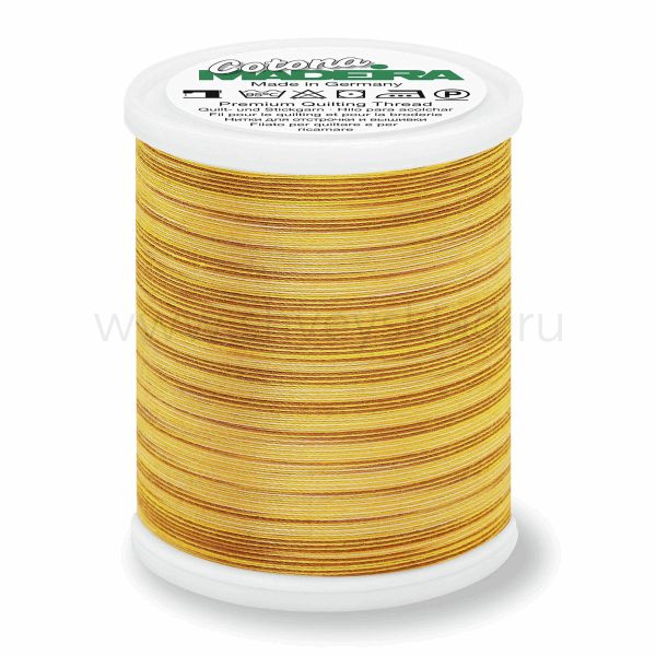 Нитки вышивальные хлопок Madeira Cotona №50, 1000 м, цв. 507, 9350, 5 катушек