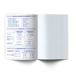 Комплект тетрадей со справочными материалами Яркость по расписанию, с запечат.пластик.обл. 320мкм A5 48 л. 12 шт на скобе 65 г/м², белизна 100% 1 шт клетка/линия, 01888 12 предметов, Светоч Т299