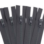 Молния трактор Arta Т6 (6 мм) 1 зам., разъем., 65 см, цв. 123 графит, уп.5 шт