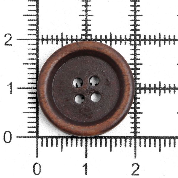 Пуговицы 4 прокола 32L (20мм), (Brown2 (коричневый2)), 36 шт