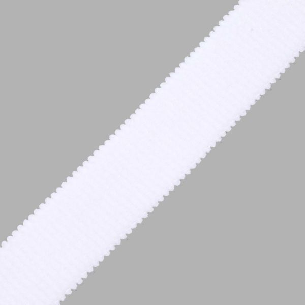 Резинка бельевая (бретелечная) 20.0 мм / 50 метров, белый, ML220.020