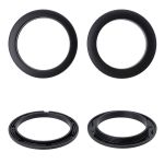 Люверс шторный ⌀ 50мм с многоур. замком пластик, 70 черный-матовый, 10 шт