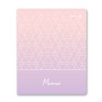 Тетрадь ученическая общая, софт-тач ламинация + выборочный лак, цветной запечатанный форзац, A5+ 48 л. на скобе 65 г/м², белизна 100 %, 10 шт, клетка, 00995 Кружева, Светоч 48Т14