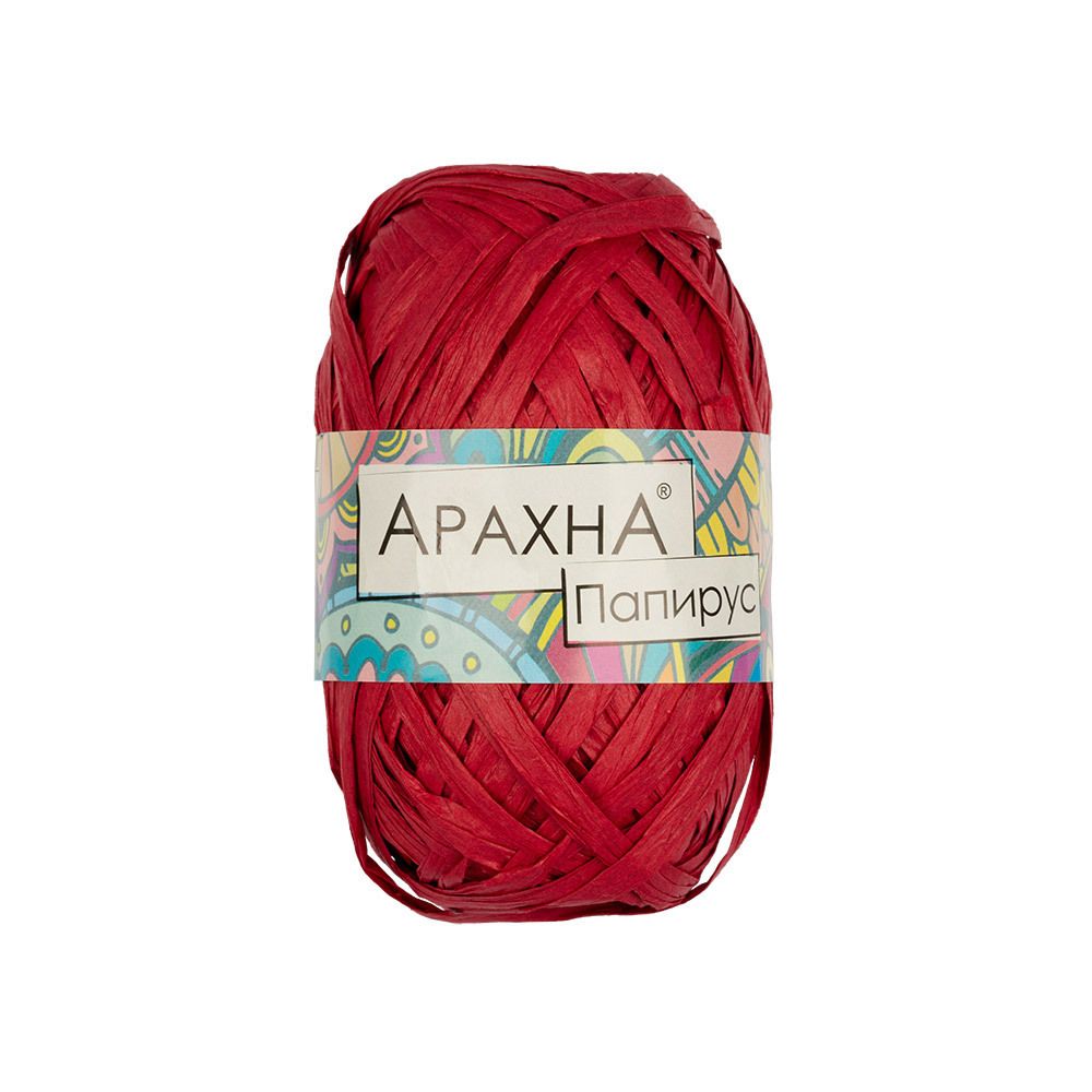 Пряжа Arachna Papyrus / уп.10 мот. по 40г, 50м, 02 красный