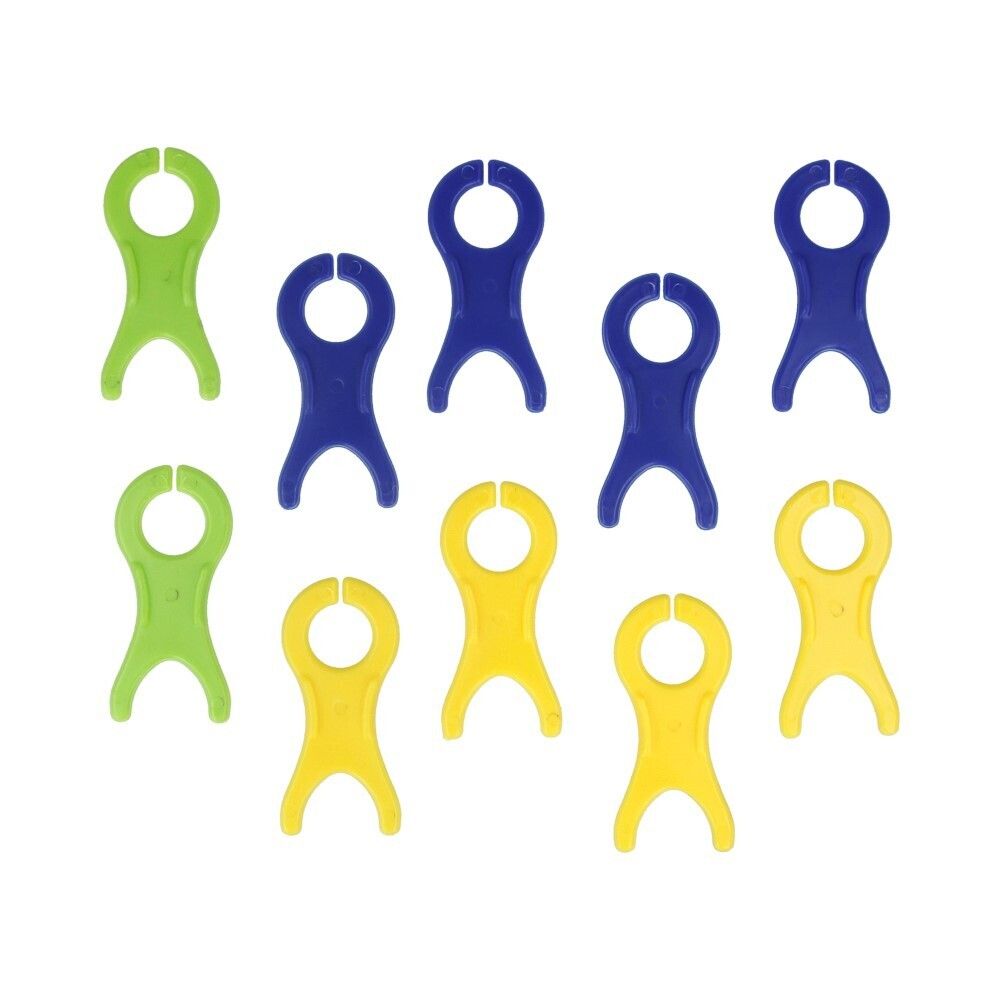 Бобины для намотки ниток 6 см, 10 шт, ассорти, Gamma WPR-10