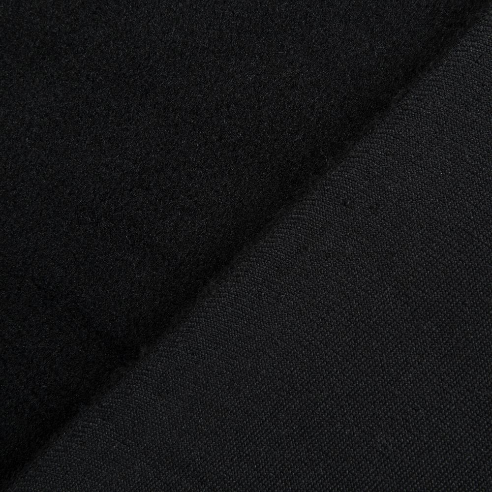 Велюр 240 г/м², 185 см / 5 метров, черный/black, Gamma VELR