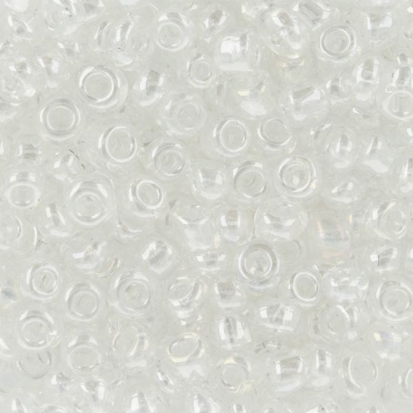 Бисер Zlatka 8/0 (2.9 мм), 100 г (10х10 г), №0101 прозрачный, GR