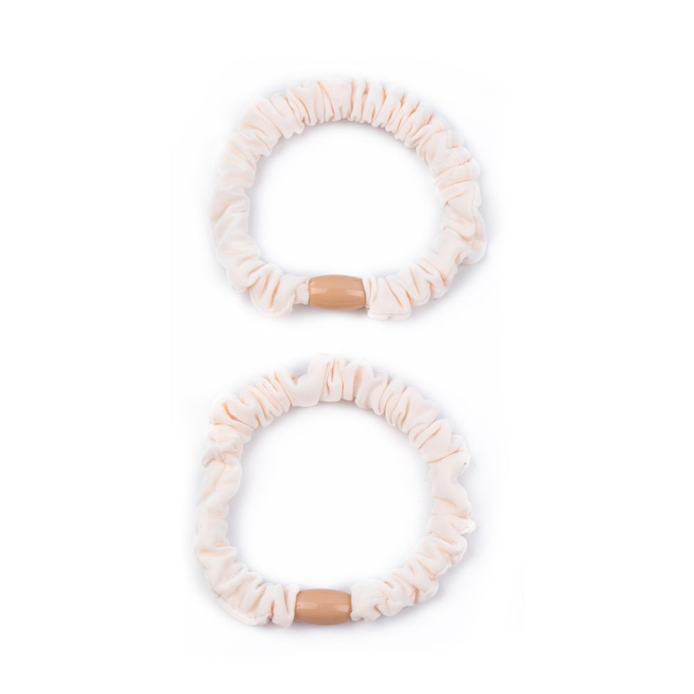 Набор резинок для волос 10 шт (5х2 шт), №02 молочный, Cherry Mary VR07068