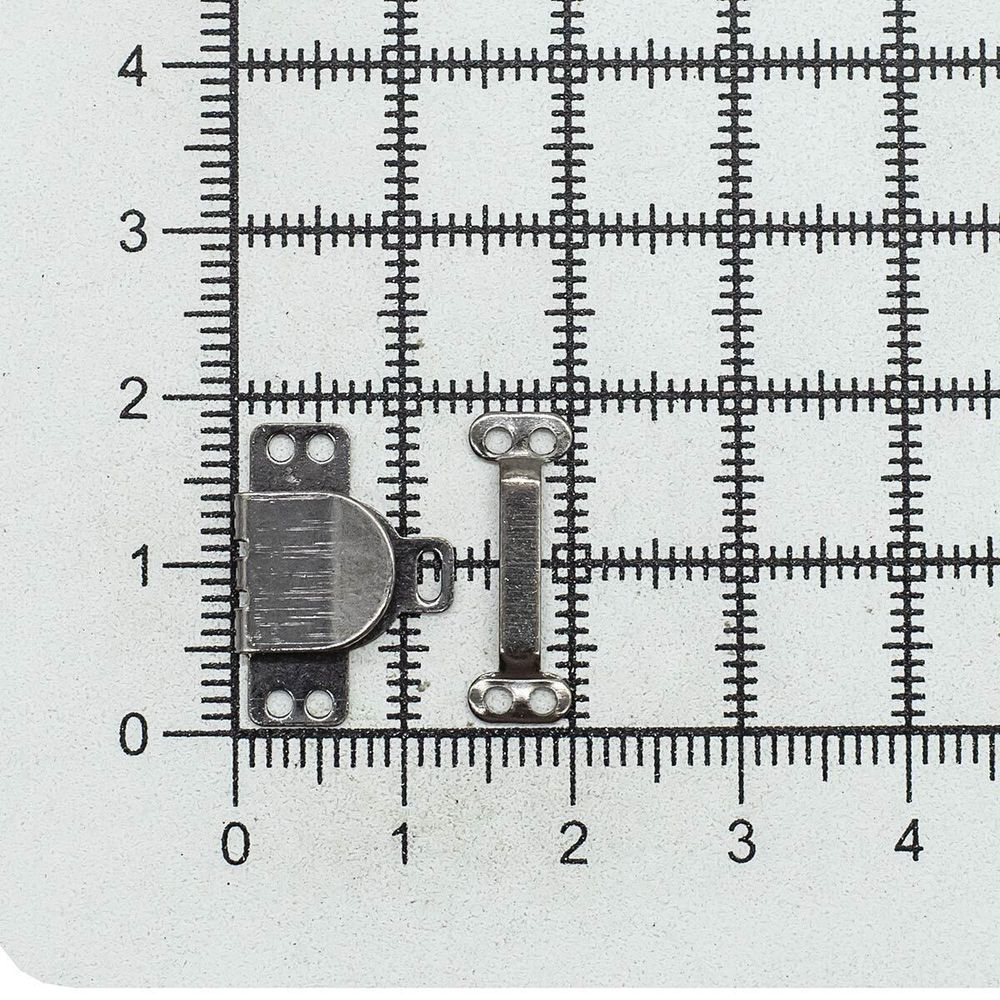 Крючки пришивные 18 мм, черные, упак. 3 компл, Hobby&Pro, 5 упак